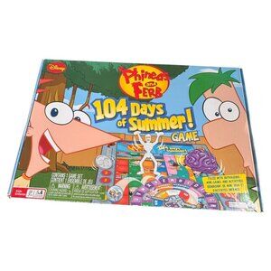 Phineas and Ferb 104 Days of Summer Board Game Not Complete PLEASE‎ READ